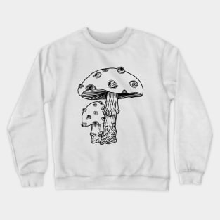 Trippy Mushroom Crewneck Sweatshirt